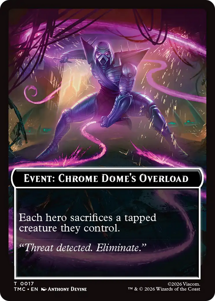 Event: Chrome Dome's Overload [Teenage Mutant Ninja Turtles Commander Tokens] | Gear Gaming Fayetteville