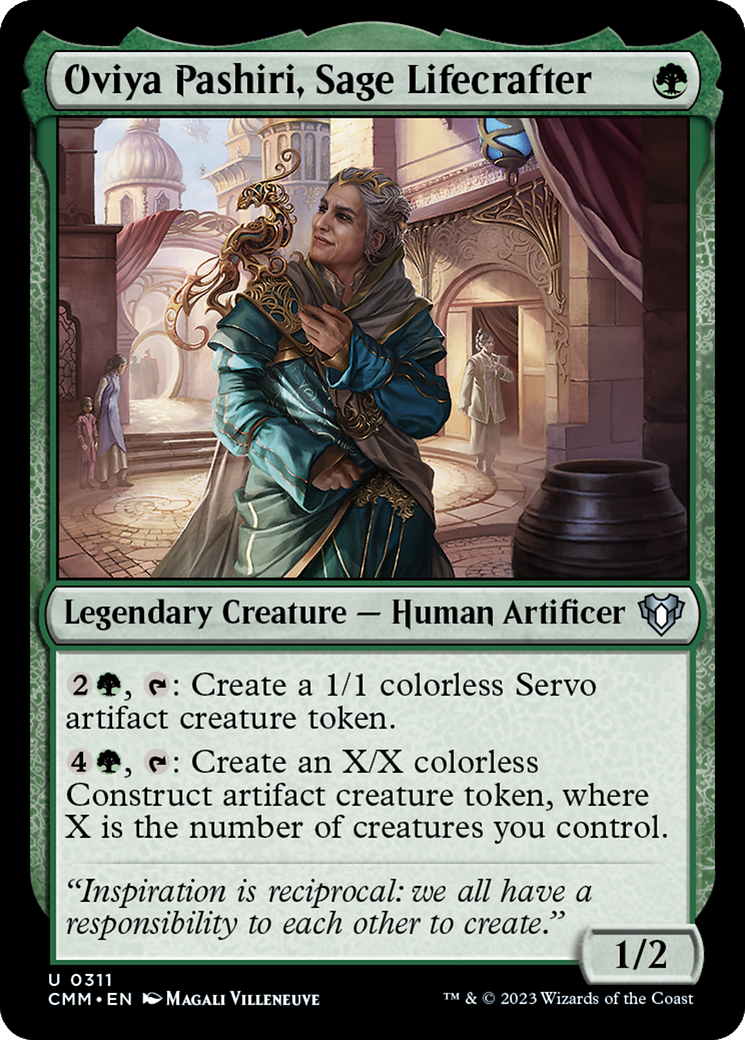 Oviya Pashiri, Sage Lifecrafter [Commander Masters] | Gear Gaming Fayetteville