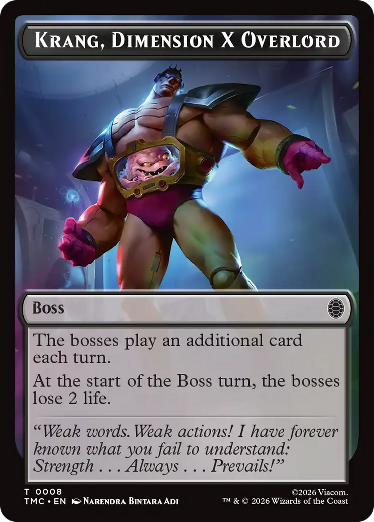 Krang, Dimension X Overlord [Teenage Mutant Ninja Turtles Commander Tokens] | Gear Gaming Fayetteville