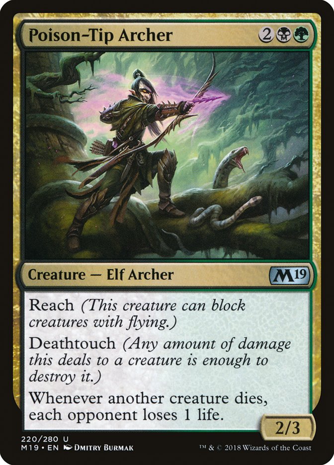 Poison-Tip Archer [Core Set 2019] | Gear Gaming Fayetteville