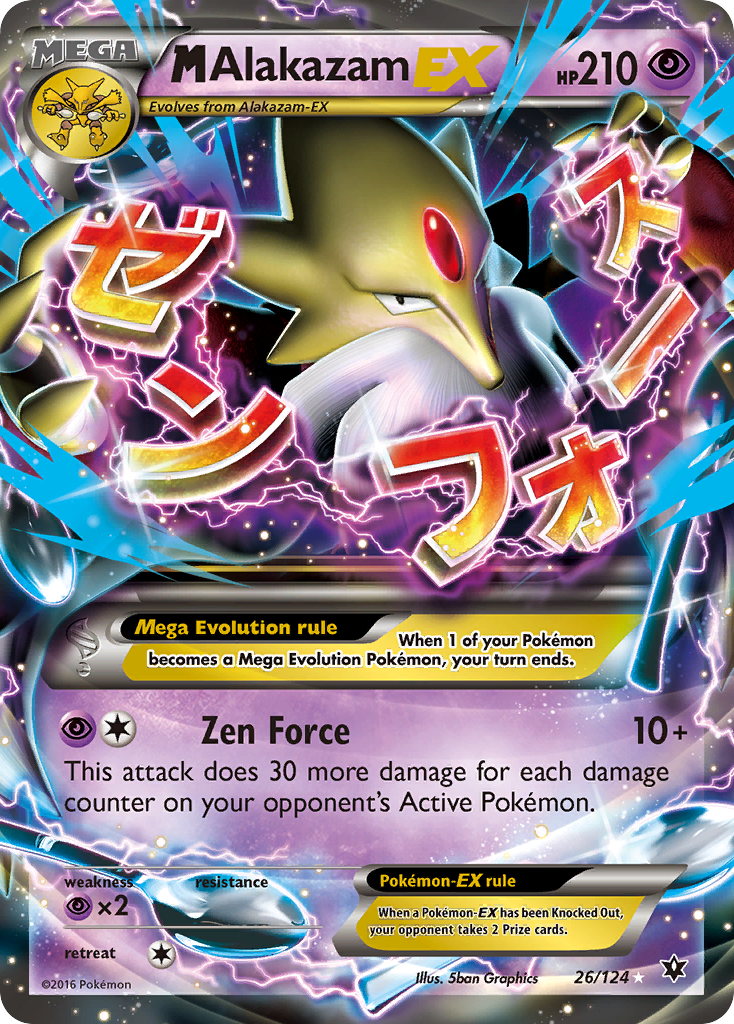 M Alakazam EX (26/124) [XY: Fates Collide] | Gear Gaming Fayetteville