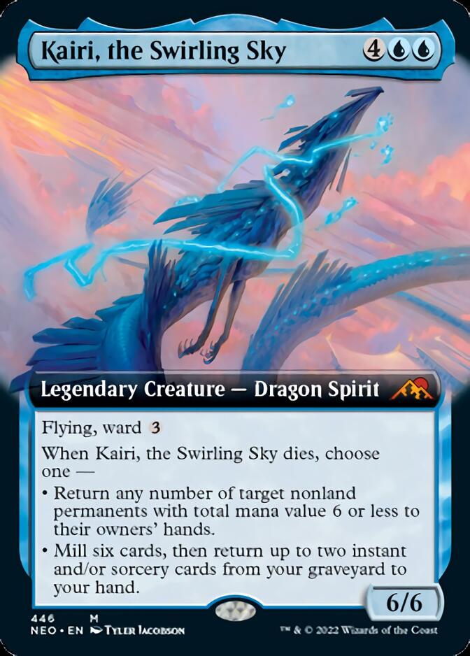 Kairi, the Swirling Sky (Extended Art) [Kamigawa: Neon Dynasty] | Gear Gaming Fayetteville