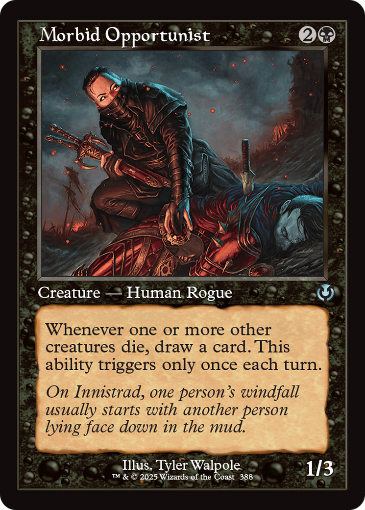 Morbid Opportunist (Retro Frame) [Innistrad Remastered] | Gear Gaming Fayetteville