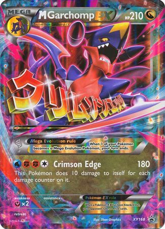 M Garchomp EX (XY168) (Jumbo Card) [XY: Black Star Promos] | Gear Gaming Fayetteville