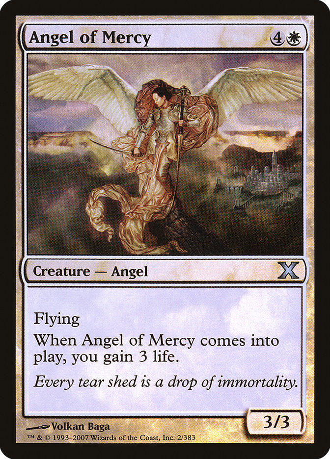 Angel of Mercy (Premium Foil) [Tenth Edition] | Gear Gaming Fayetteville