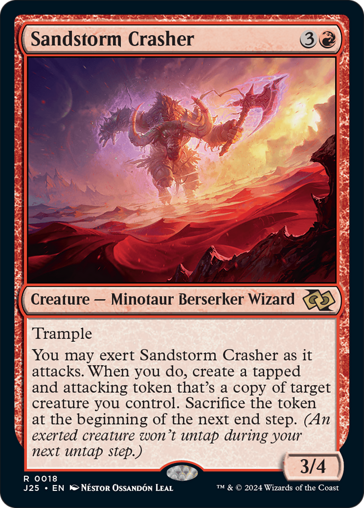 Sandstorm Crasher [Foundations Jumpstart] | Gear Gaming Fayetteville