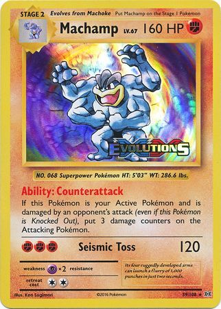 Machamp (59/108) (XY Evolutions Prerelease) [XY: Black Star Promos] | Gear Gaming Fayetteville