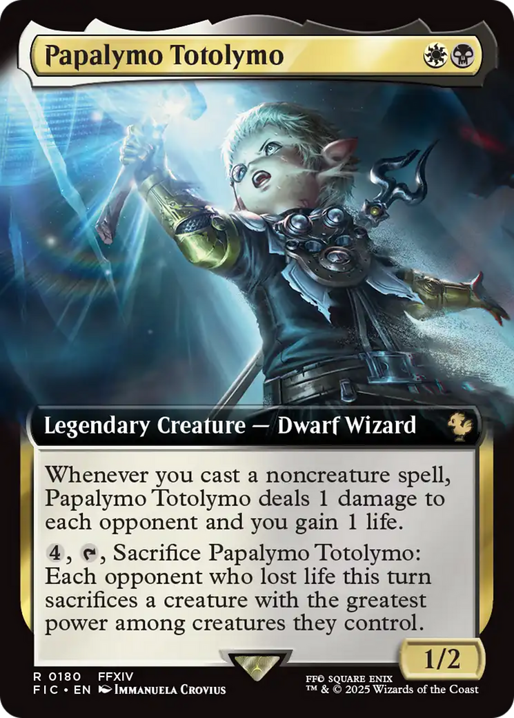 Papalymo Totolymo (Extended Art) [FINAL FANTASY Commander] | Gear Gaming Fayetteville