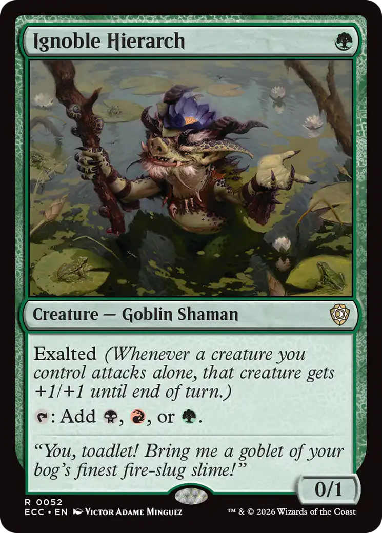 Ignoble Hierarch [Lorwyn Eclipsed Commander] | Gear Gaming Fayetteville