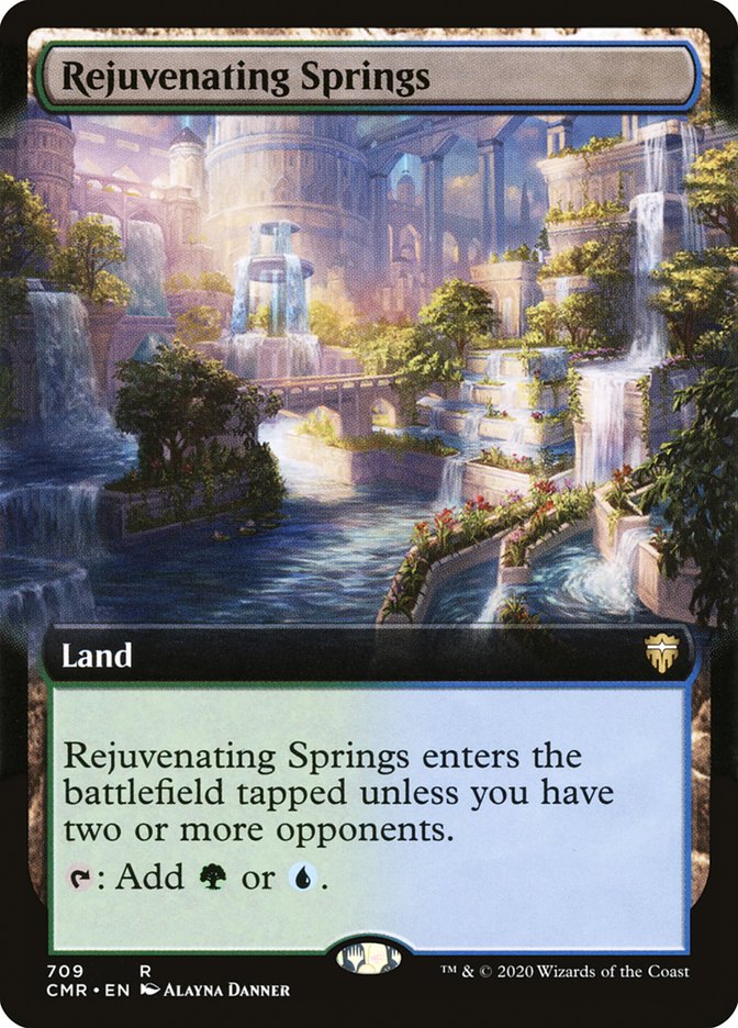 Rejuvenating Springs (Extended Art) [Commander Legends] | Gear Gaming Fayetteville
