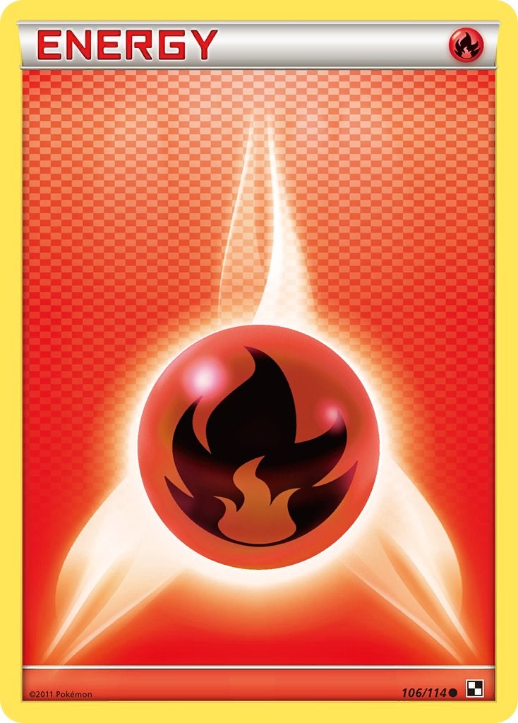 Fire Energy (106/114) [Black & White: Base Set] | Gear Gaming Fayetteville