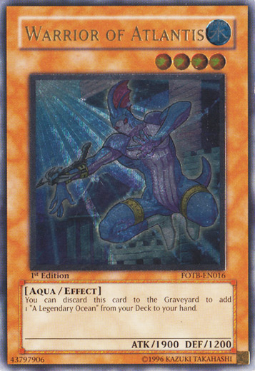 Warrior of Atlantis [FOTB-EN016] Ultimate Rare | Gear Gaming Fayetteville
