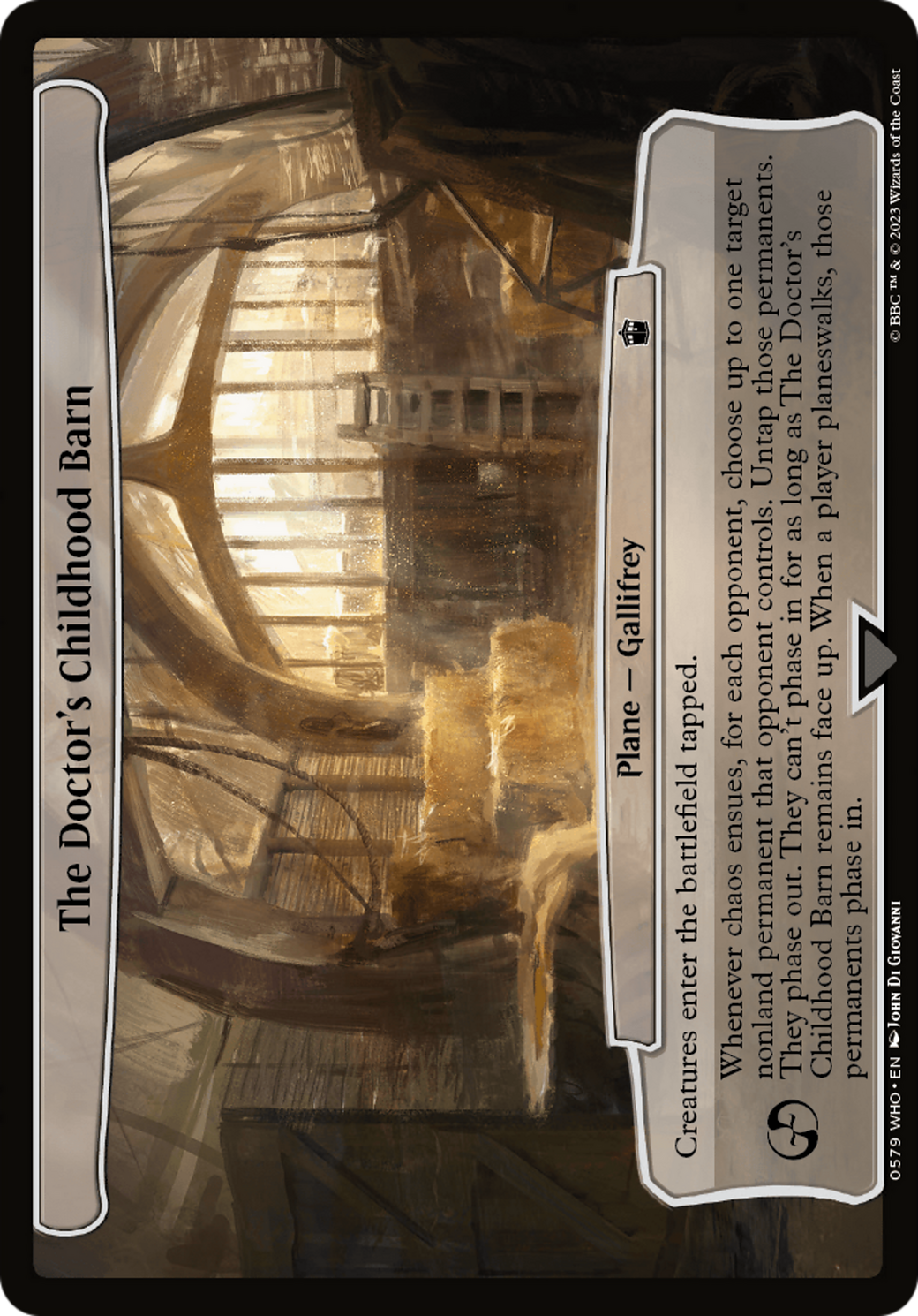 The Doctor's Childhood Barn [Doctor Who] | Gear Gaming Fayetteville