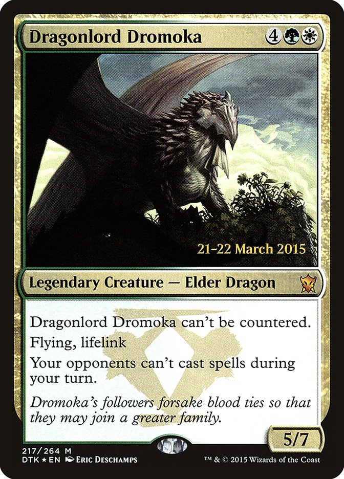Dragonlord Dromoka [Dragons of Tarkir Prerelease Promos] | Gear Gaming Fayetteville