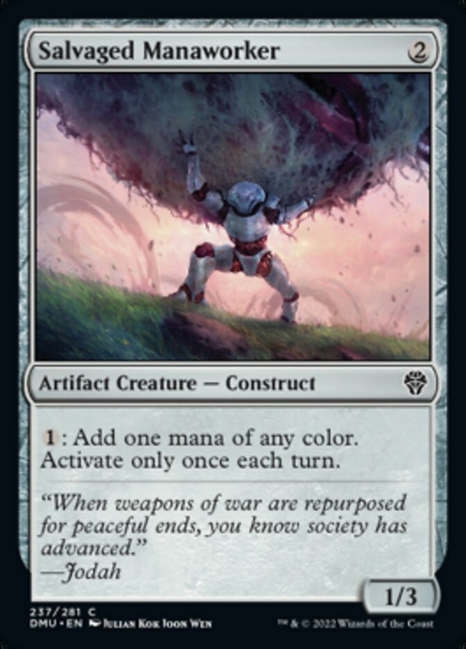 Salvaged Manaworker [Dominaria United] | Gear Gaming Fayetteville
