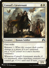 Consul's Lieutenant [The List Reprints] | Gear Gaming Fayetteville