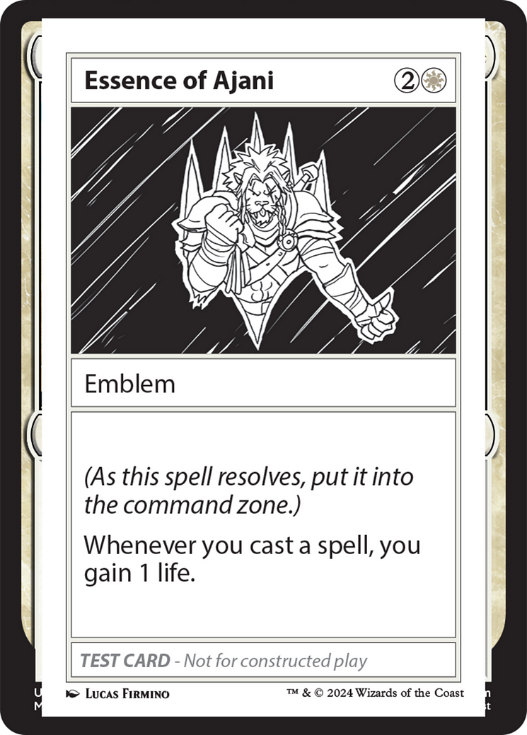 Essence of Ajani [Mystery Booster 2 Playtest Cards] | Gear Gaming Fayetteville