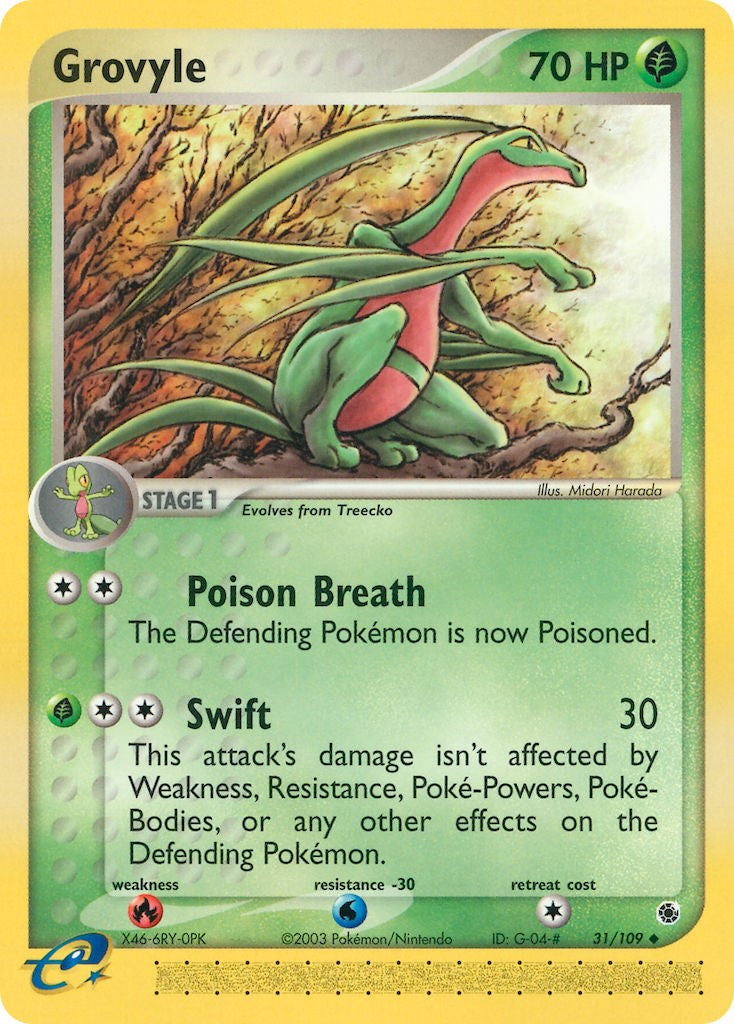 Grovyle (31/109) [EX: Ruby & Sapphire] | Gear Gaming Fayetteville