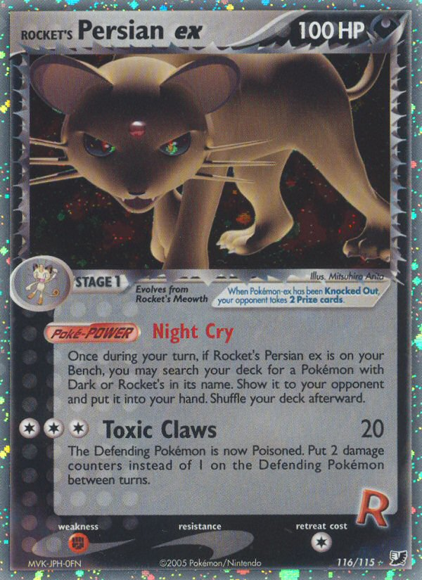 Rocket's Persian ex (116/115) [EX: Unseen Forces] | Gear Gaming Fayetteville