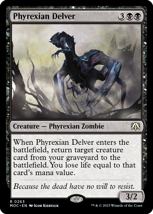 Phyrexian Delver [March of the Machine Commander] | Gear Gaming Fayetteville