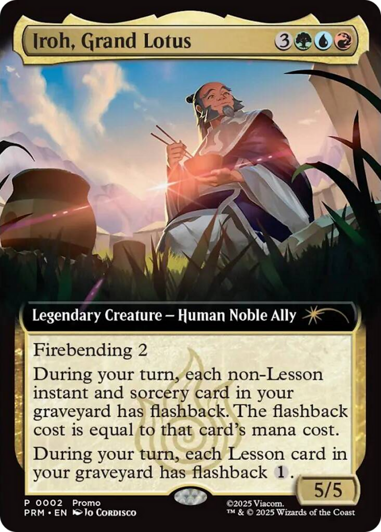 Iroh, Grand Lotus (Extended Art) [Avatar: The Last Airbender Promos] | Gear Gaming Fayetteville