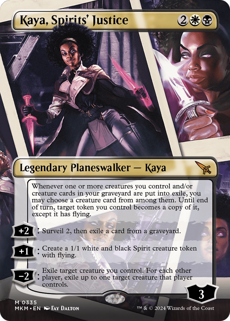 Kaya, Spirits' Justice (Borderless) [Murders at Karlov Manor] | Gear Gaming Fayetteville