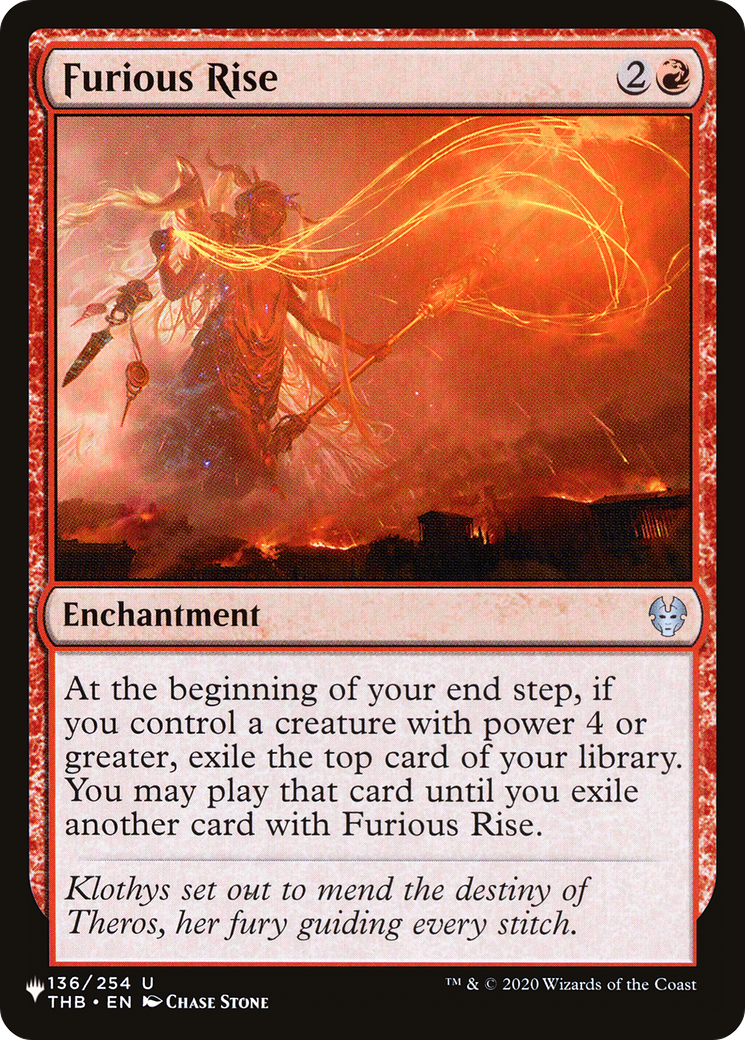 Furious Rise [The List Reprints] | Gear Gaming Fayetteville