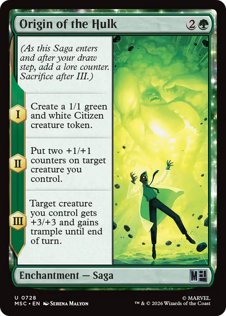 Origin of the Hulk [Marvel Super Heroes Commander] | Gear Gaming Fayetteville