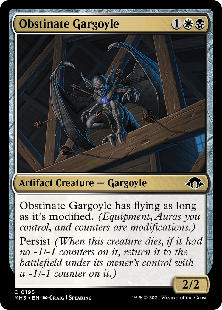 Obstinate Gargoyle [Modern Horizons 3] | Gear Gaming Fayetteville