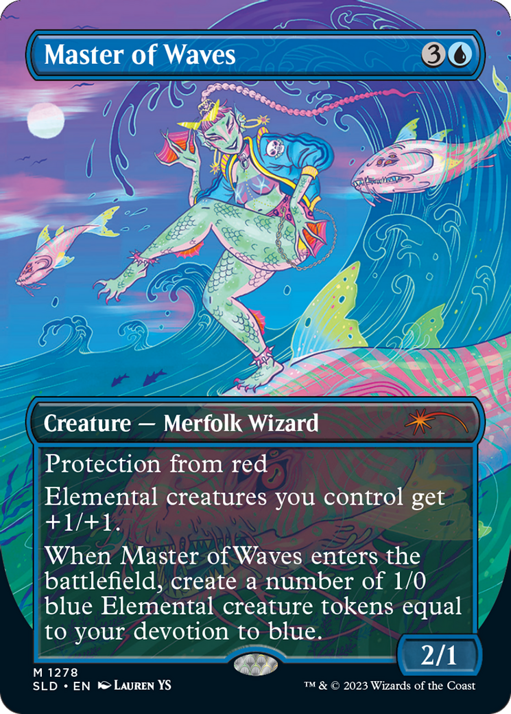 Master of Waves (Borderless) [Secret Lair Drop Series] | Gear Gaming Fayetteville