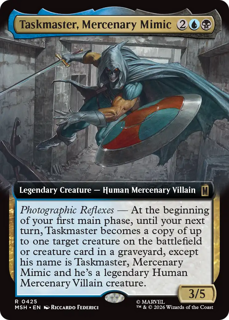 Taskmaster, Mercenary Mimic (Extended Art) [Marvel Super Heroes] | Gear Gaming Fayetteville