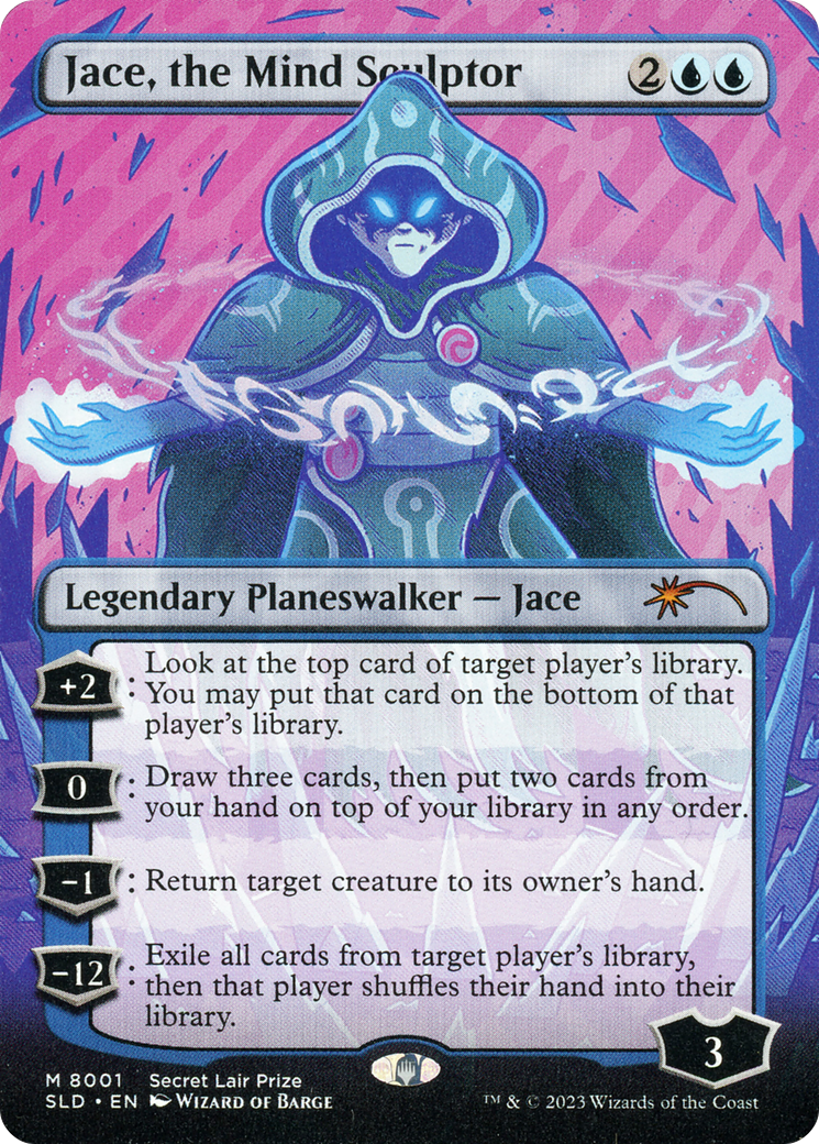 Jace, the Mind Sculptor (Borderless) [Secret Lair Drop Promos] | Gear Gaming Fayetteville