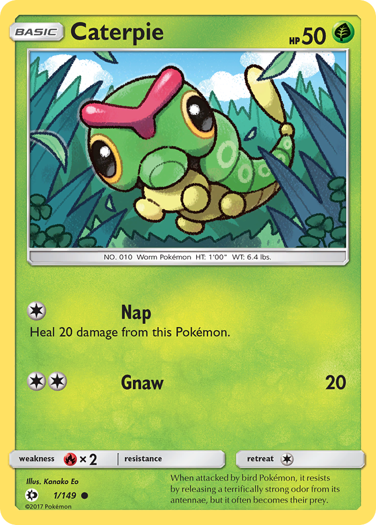 Caterpie (1/149) [Sun & Moon: Base Set] | Gear Gaming Fayetteville
