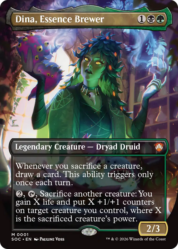 Dina, Essence Brewer (Borderless) [Secrets of Strixhaven Commander] | Gear Gaming Fayetteville