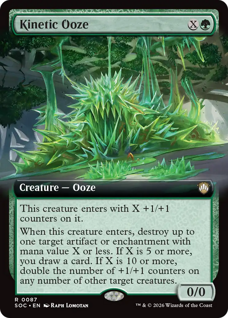 Kinetic Ooze (Extended Art) [Secrets of Strixhaven Commander] | Gear Gaming Fayetteville
