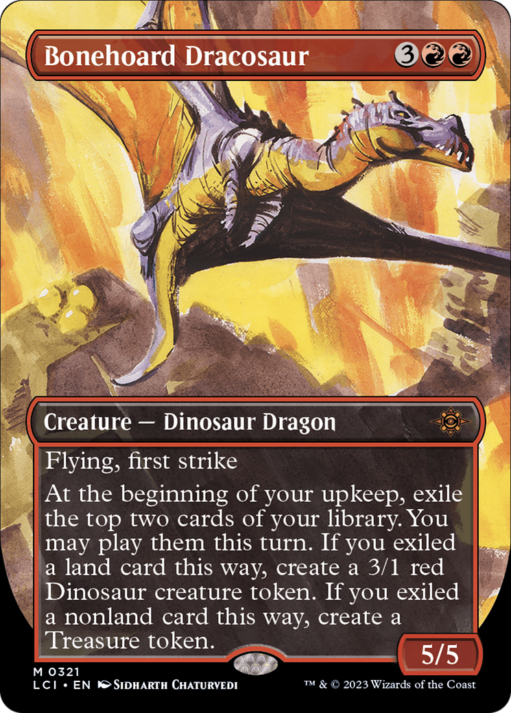 Bonehoard Dracosaur (Borderless) [The Lost Caverns of Ixalan] | Gear Gaming Fayetteville