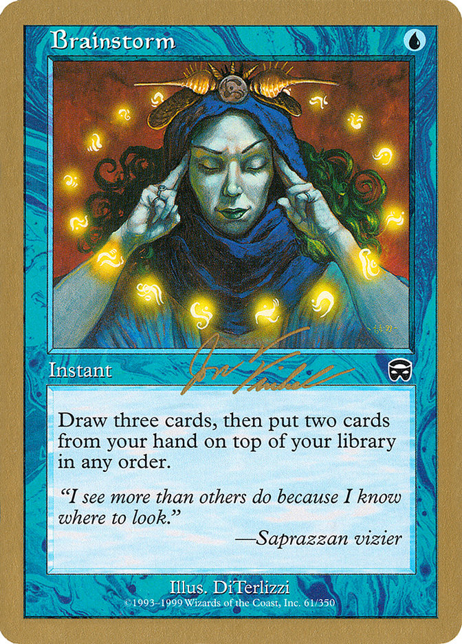Brainstorm (Jon Finkel) [World Championship Decks 2000] | Gear Gaming Fayetteville