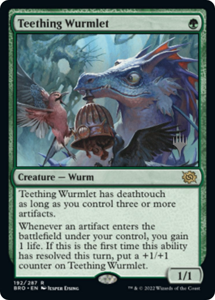 Teething Wurmlet (Promo Pack) [The Brothers' War Promos] | Gear Gaming Fayetteville