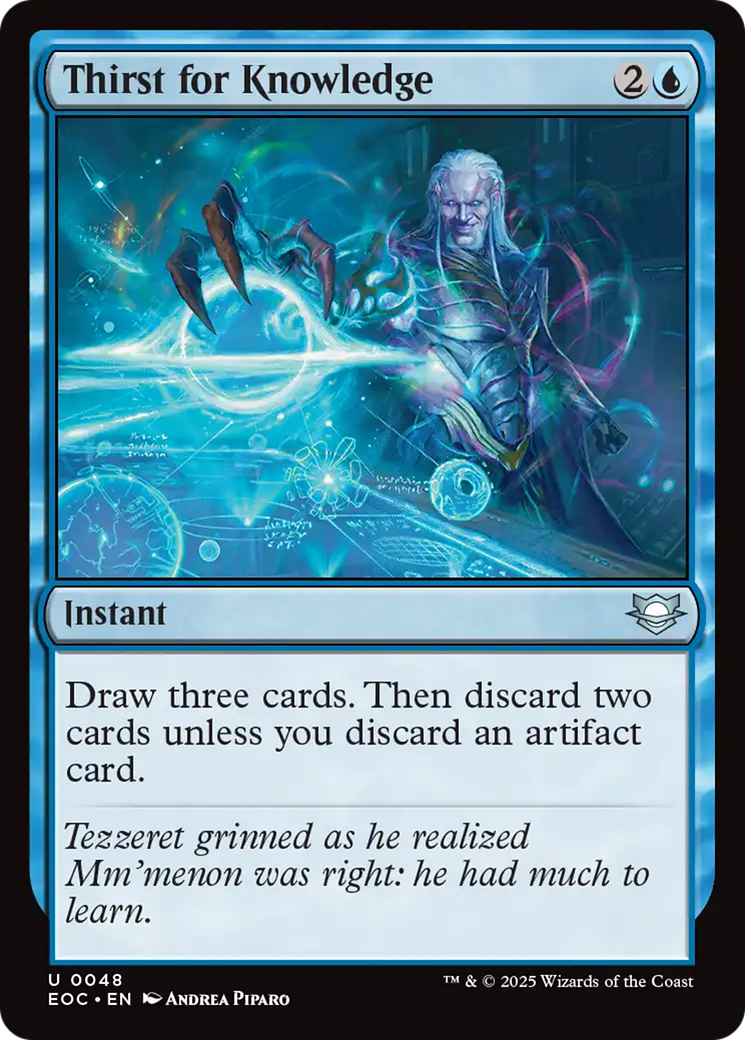 Thirst for Knowledge [Edge of Eternities Commander] | Gear Gaming Fayetteville