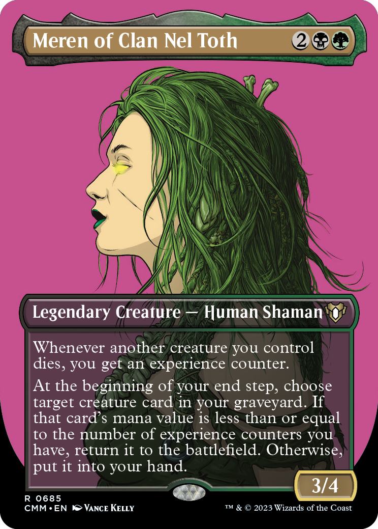 Meren of Clan Nel Toth (Borderless Profile) [Commander Masters] | Gear Gaming Fayetteville