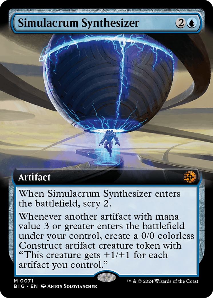 Simulacrum Synthesizer (Extended Art) [Outlaws of Thunder Junction: The Big Score] | Gear Gaming Fayetteville