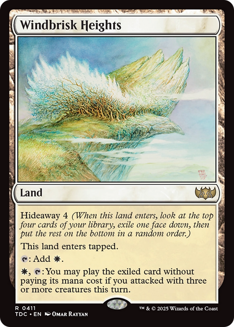 Windbrisk Heights [Tarkir: Dragonstorm Commander] | Gear Gaming Fayetteville