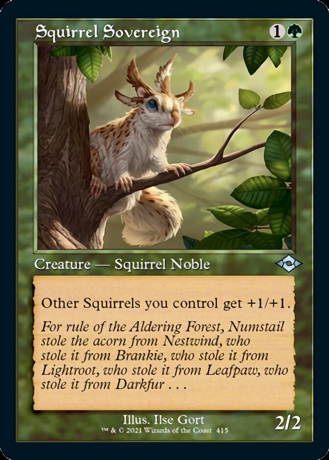 Squirrel Sovereign (Retro Foil Etched) [Modern Horizons 2] | Gear Gaming Fayetteville