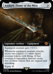 Anduril, Flame of the West (Extended Art) (Surge Foil) [The Lord of the Rings: Tales of Middle-Earth] | Gear Gaming Fayetteville