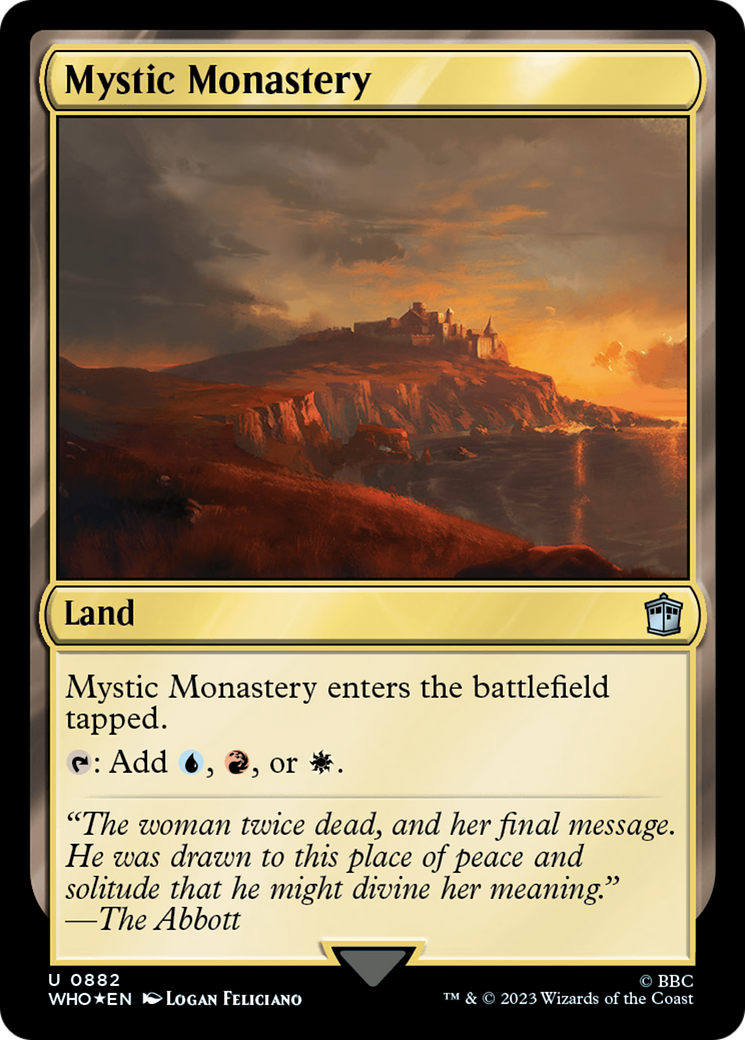 Mystic Monastery (Surge Foil) [Doctor Who] | Gear Gaming Fayetteville