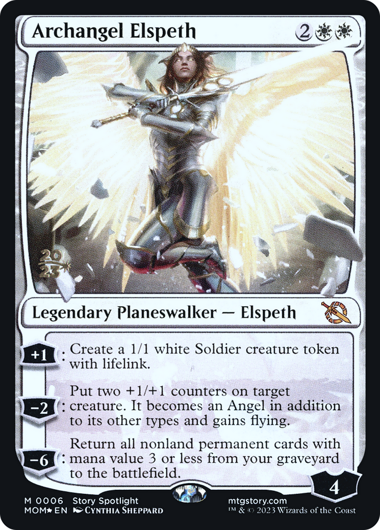 Archangel Elspeth [March of the Machine Prerelease Promos] | Gear Gaming Fayetteville