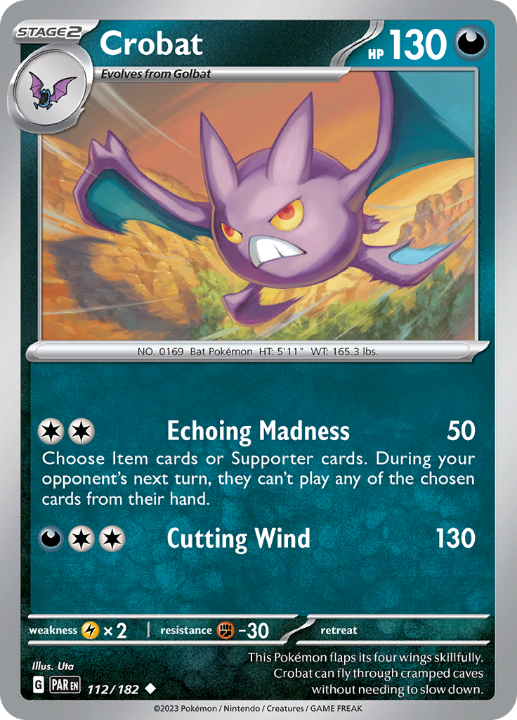 Crobat (112/182) [Scarlet & Violet: Paradox Rift] | Gear Gaming Fayetteville