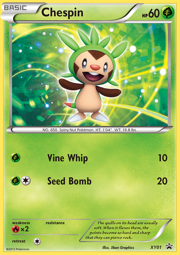 Chespin (XY01) [XY: Black Star Promos] | Gear Gaming Fayetteville