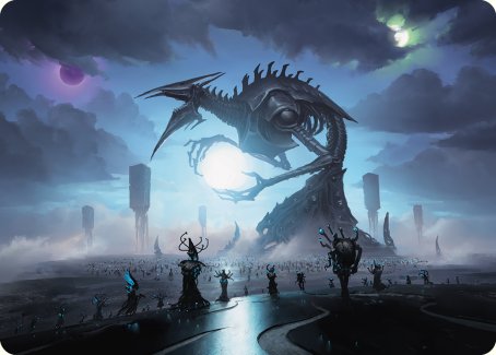 Blue Sun's Twilight Art Card [Phyrexia: All Will Be One Art Series] | Gear Gaming Fayetteville