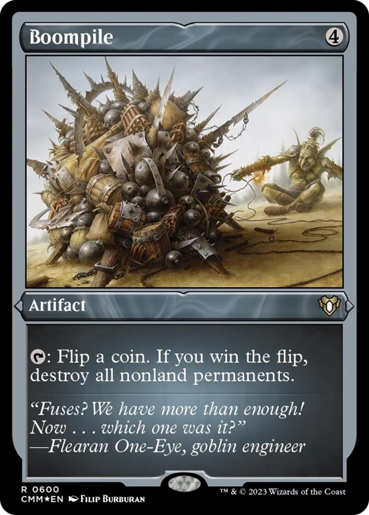 Boompile (Foil Etched) [Commander Masters] | Gear Gaming Fayetteville
